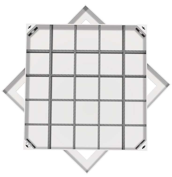 浈江不锈钢方井展示